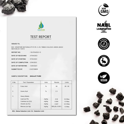Natural & Pure Shilajit/Shilajeet Resin for Men & Women 50Gram