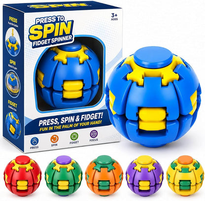 Press-to-Spin Fidget Ball