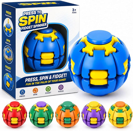 Press-to-Spin Fidget Ball