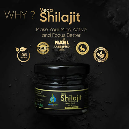 Natural & Pure Shilajit/Shilajeet Resin for Men & Women 50Gram