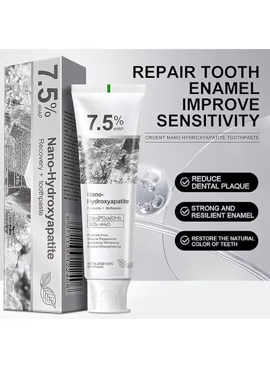 7.5% Hydroxyapatite Toothpaste - Nano Hydroxyapatite Whitening Toothpaste